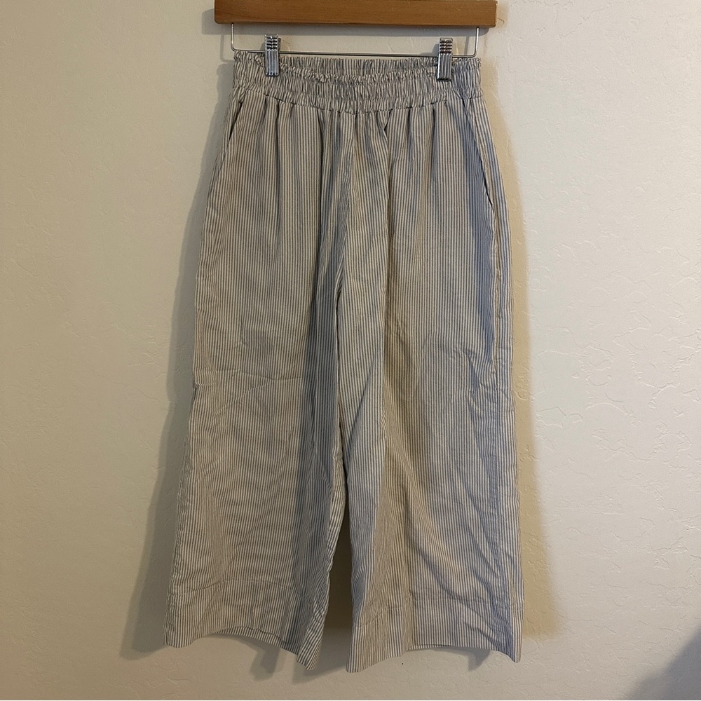 Handmade Striped Extra Wide Leg Pants Size XS